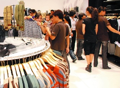 商场买衣服客流量分析